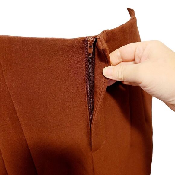 2/$20 Forver 21 Brown Plain Casual Dress Pants Size: Small - Picture 3 of 8